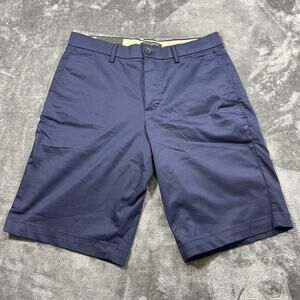 NWT Banana Republic Shorts‎ Men’s 30 Navy Blue Core Temp 11” Casual Golf